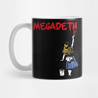 mega ll girls with red paint Mug